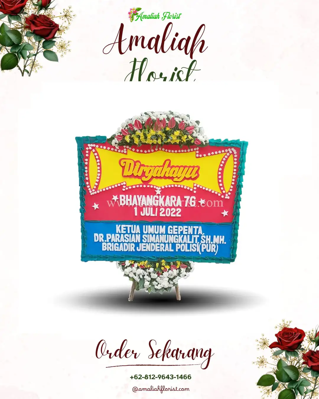 Papan Bunga HUT Ulang Tahun Ngariboyo